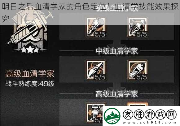 明日之后血清學(xué)家的角色定位與血清學(xué)技能效果探究